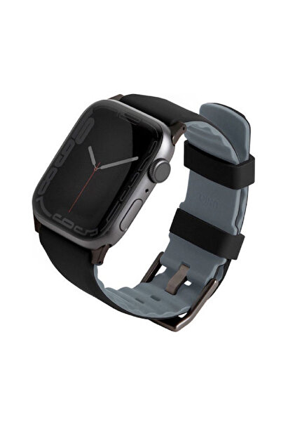 uniq Λουράκι Linus Σιλικόνης Μαύρο (Apple Watch 38/40/41/42mm) UNIQ-41MM-LINU...