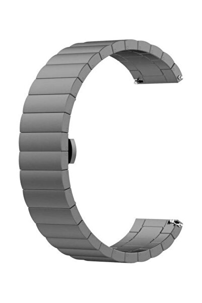 OEM Λουράκι Smartwatch 20mm Deluxe Σκούρο Γκρι