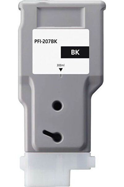 OEM Συμβατό μελάνι για εκτυπωτές inkjet Canon PFI-207BK 300ml Μαύρο 1 τεμάχιο