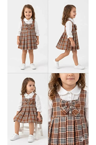 DMR Elegance 1/5 Age Cotton Shirted Gilet Children's Dress