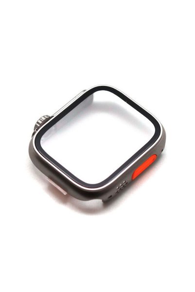 inos Πλαστική θήκη σε ασημί χρώμα για Apple Watch 45mm