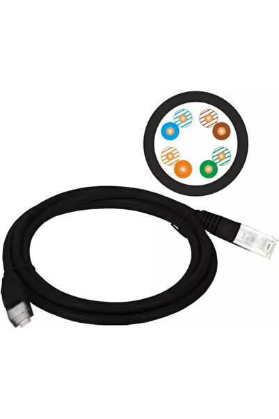 Other A-LAN U/UTP Καλώδιο Ethernet Cat.5e 0.5μ Μαύρο Κωδικός: KKU5CZA0.5