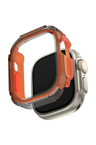 Skinarma Πλαστική θήκη σε πορτοκαλί χρώμα για Apple Watch 49mm
