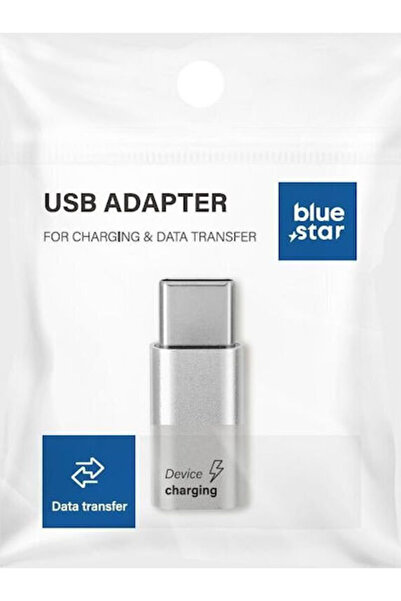 Blue Μετατροπέας Star USB-C Αρσενικό σε micro USB Θηλυκό 1 Τεμάχιο