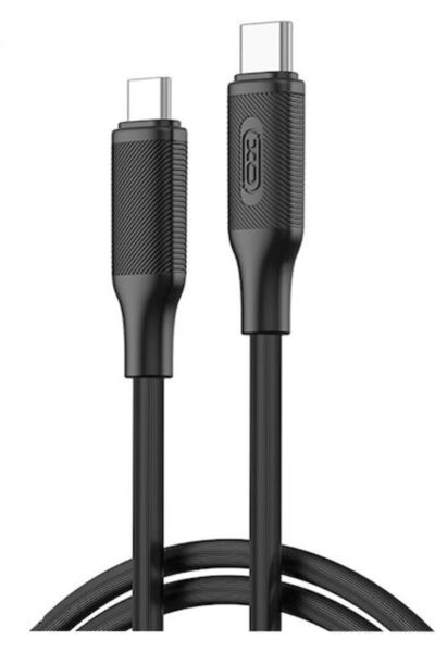 Xo Nb-q265b Καλώδιο USB 2.0 USB-C Αρσενικό - USB-C 60W PD Μαύρο 1μ 16.005.0307