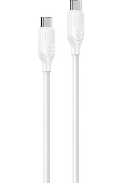 Yesido Καλώδιο USB 2.0 USB-C Αρσενικό - USB-C 60W Λευκό 1μ