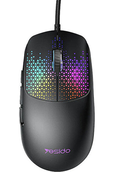 Yesido KB32 RGB Ποντίκι Gaming 7200 DPI Μαύρο