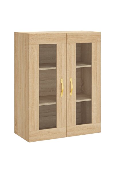 vidaxl Dulap TV montat pe perete, stejar sonoma, 69,5x34x90 cm