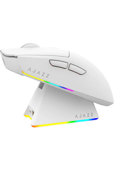 Ajazz AJ139 V2 MC Ασύρματο Ποντίκι Gaming 12000 DPI Λευκό