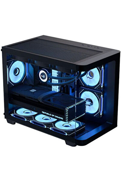 AEROCOOL P300C Gaming Mini Tower Θήκη Υπολογιστή με Πλαϊνό Παράθυρο και Φωτισ...