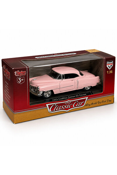 Kinsmart Vardem Classic Car 1:36 1958 Cadillac Series 62 Coupe çekbırak kapıl...