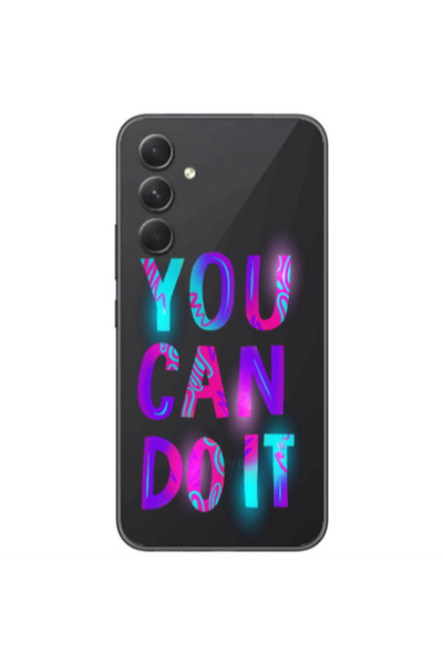 Other Samsung Galaxy A05s You Can Doit Transparent Silicone TPU Θήκη