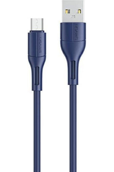 Usams U68 1μ Κανονικό Καλώδιο USB 2.0 σε micro USB Μπλε (SJ502USB03)
