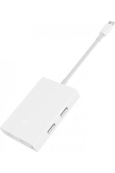 Xiaomi ZJQ04TM USB-C / USB-A Σταθμός Σύνδεσης με 4K Ethernet Λευκό
