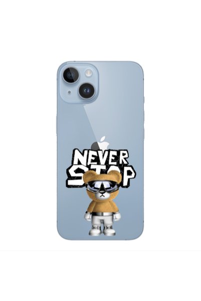Other Apple iPhone 14 Never stop Transparent Silicone TPU Θήκη