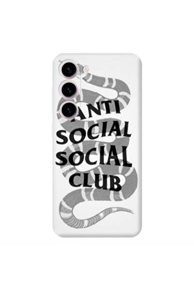 Other Samsung S23 Social club Transparent Silicone TPU Θήκη