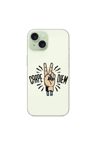 Other Apple iPhone 15 Plus Carpe Two Diem Transparent Silicone TPU Θήκη