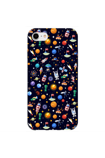 Other Apple iPhone SE 2020 Small planets Transparent Silicone TPU Θήκη