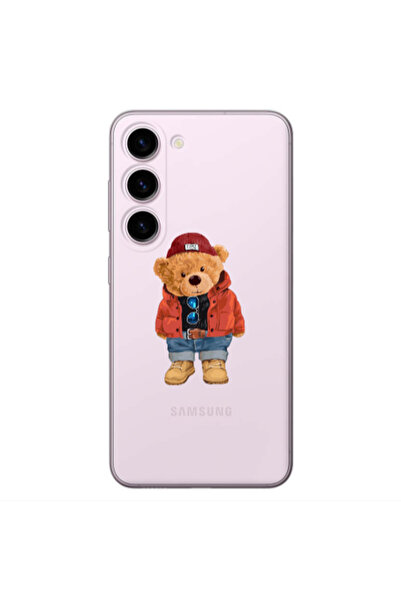 Other Samsung S23 Plus Bear in a hat Transparent Silicone TPU Θήκη