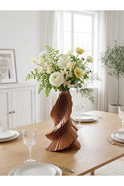 3DArtGalerryDesign 3D Bakır Bronz Özel Tasarım Vazo