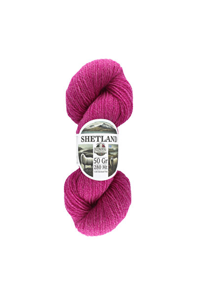 Etrofil Šetland pređa za pletenje, boja božura, 100% šetland vuna, 50g 280m (...