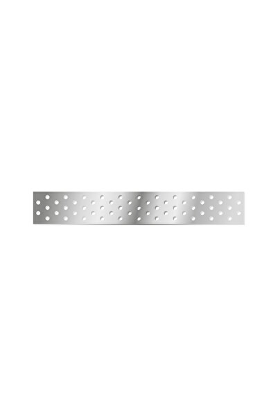 Rocast Top Bottom Set of 10 x Perforated Plate 1.5 mm, Galvanized, 100 X 320 ...