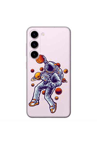Other Samsung S23 Plus Space Basketball Transparent Silicone TPU Θήκη