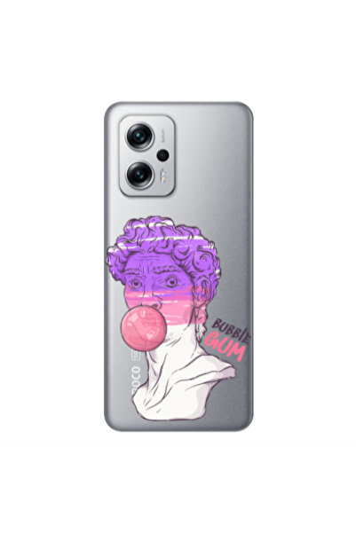 Other Xiaomi Poco X4 GT Pin Bubble Transparent Silicone TPU Θήκη