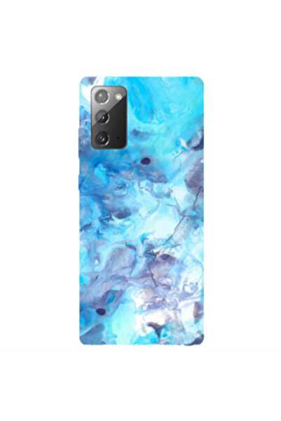 Other Samsung Note 20 Marble Clouds Transparent Silicone TPU Θήκη
