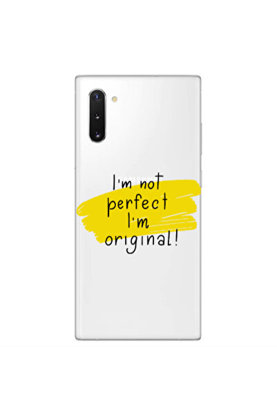 Other Samsung Note 10 Plus I m not perfect Transparent Silicone TPU Θήκη
