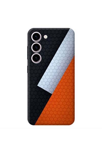 Other Samsung S23 Plus Coated hexagon Transparent Silicone TPU Θήκη