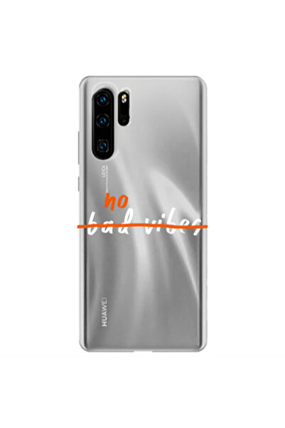 Other Huawei P30 Pro No bad vibes 2 Transparent Silicone TPU Θήκη