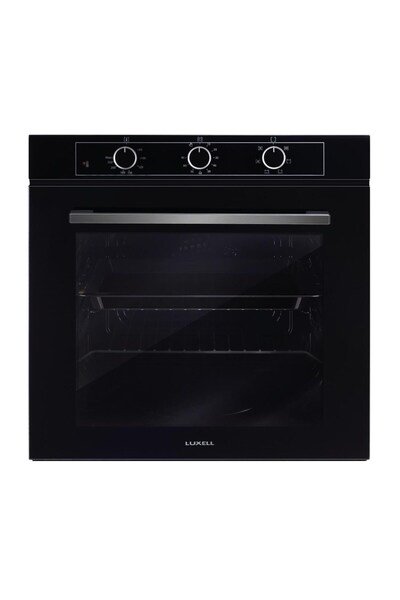 Luxell Optimum Ankastre Fırın Siyah Cam 6+1 Fonksiyon 3 Düğme Izgara – A68-SF3