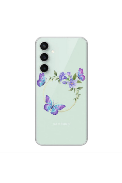 Other Samsung S24 Plus Butterfly on the ring Transparent Silicone TPU Θήκη