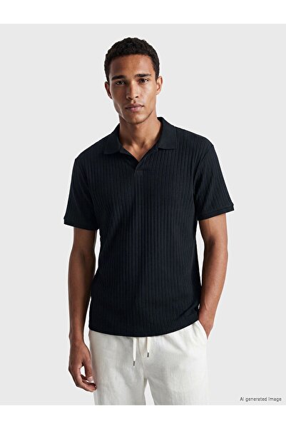 LC Waikiki Polo Neck Striped Men's T-Shirt