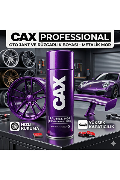caxcolors CAX Profesyonel Oto Jant Ve Rüzgarlık Yenileme Sprey Boyası 400 ml ...