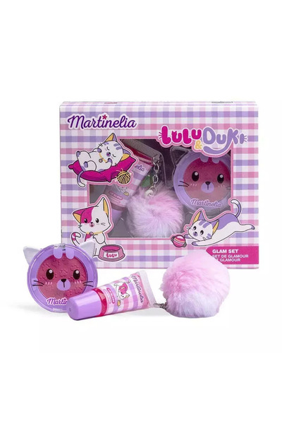 Martinelia LULU & DUKI GLAM SET LIP GLOSS ΜΠΡΕΛΟΚ 6ML & ΡΟΥΖ