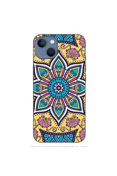 OEM Husa compatibila cu Apple iPhone 13 Silicon Gel Tpu Model Mandala Twilight