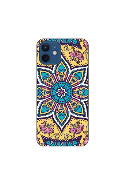 OEM Husa compatibila cu Apple iPhone 12 Silicon Gel Tpu Model Mandala Twilight