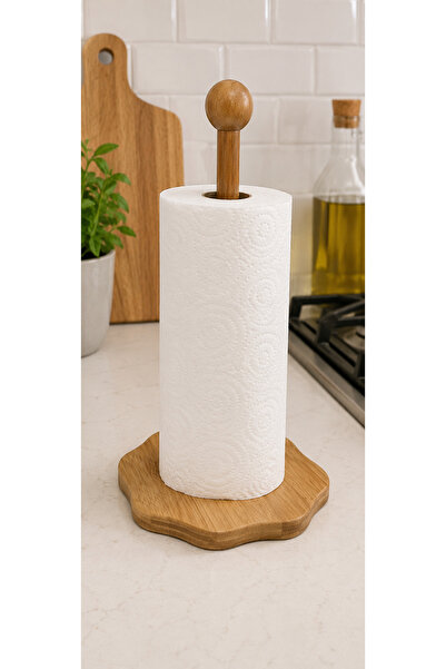 ADA Ahşap oyma ve çerçevecilik Bamboo Towel Holder Papatya