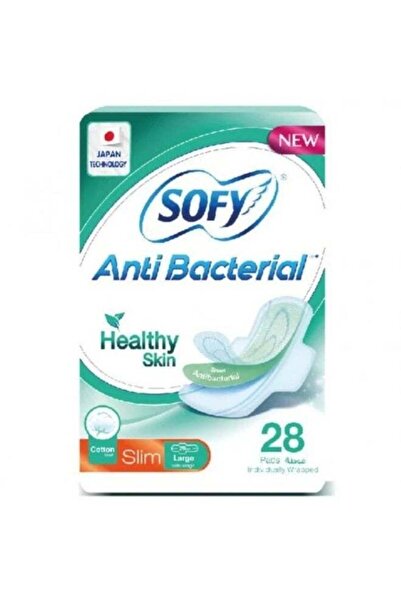 sofy Antibacterial Sanitary Pads, Thin 29cm, Large (28 Pieces)