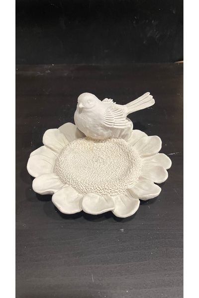 Paintdecor Polyester Çiçek Üstünde Kuş