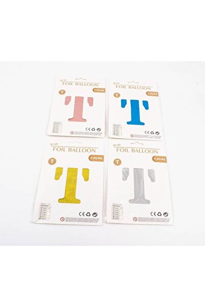 OEM Foil Balloon Letter "T" 40cm Silver