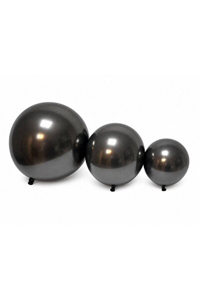 OEM Balloons Top Bottom Set Chrome BLACK 12"-50/ Top Bottom Set