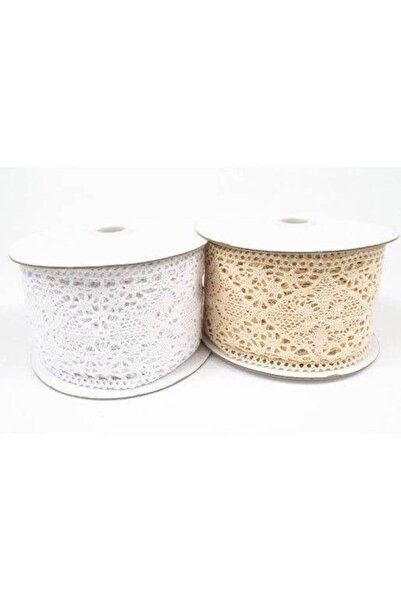 OEM Cotton Lace Cotton 7Cm/9M Cream