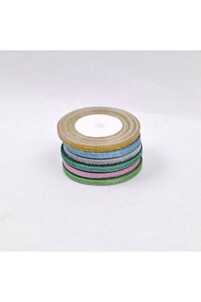 OEM Lurex Ribbon 0.6cm/22m (Top Bottom Set of 3 pieces) Gold