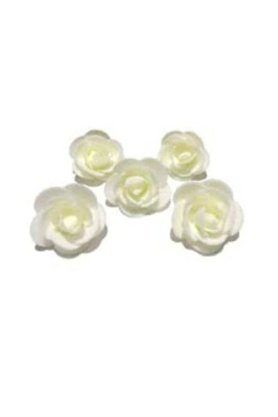 OEM Cream Foam Roses 3cm 100/ Top Bottom Set