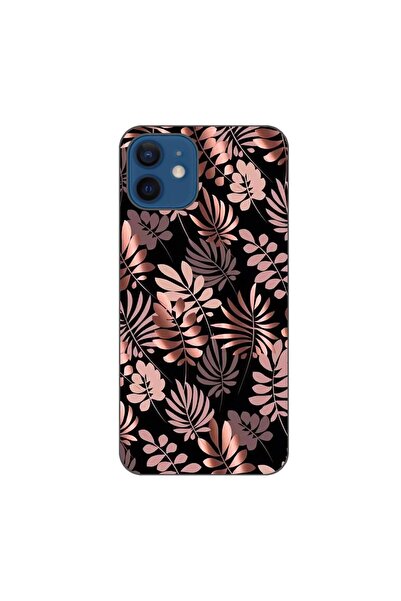 OEM Husa compatibila cu Apple iPhone 12 Silicon Gel Tpu Model Bronze Paradise