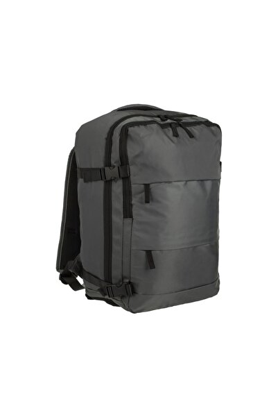 Zet Rucsac de călătorie impermeabil gri 30x20x45 cm, compartimentat pentru av...