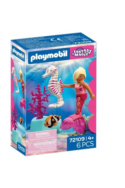 Playmobil Γοργόνα με Ιππόκαμπο (72109)